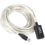 Alargue USB 2.0 activo de 10 m, doble mallado