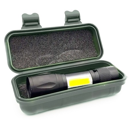 Linterna LED XPE recargable, resistente al agua