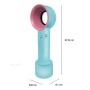 Ventilador Portátil sin Aspas para Uñas y Pestañas
