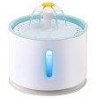 Fuente bebedero para mascotas 2.4L con luz LED