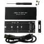 Adaptador SSD M2 NGFF B+M key a USB 3.0 con case