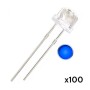 LED straw hat 5mm alta luminosidad, 100 u color a elección