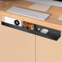 Organizador de cables 40 cm en chapa de hierro