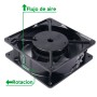 Cooler 120x120x38mm a 220V con rodamiento