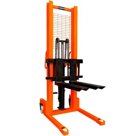 Apilador hidráulico manual de 1000 kg y 160 cm