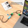 Conector USB 2.0 macho a bornera sin soldadura, 300V 8A