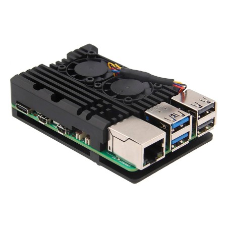 Gabinete disipador de aluminio para Raspberry Pi 5