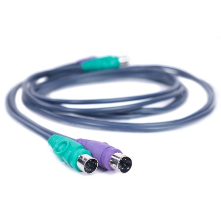Cable extensor PS/2 de 1.5 m para teclado y mouse