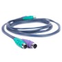 Cable extensor PS/2 de 1.5 m para teclado y mouse