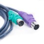 Cable extensor PS/2 de 1.5 m para teclado y mouse