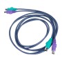 Cable extensor PS/2 de 1.5 m para teclado y mouse