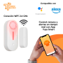 Sensor de apertura WiFi con alarma ajustable