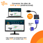 Conversor HDMI a VGA pasivo hasta 1080p plug and play