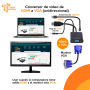 Conversor HDMI a VGA activo con salida de audio