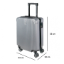 Valija tipo carry on de cabina movimiento 360°