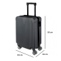 Valija tipo carry on de cabina movimiento 360°