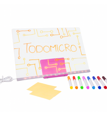 Pizarra Mágica LED 30x20 cm...