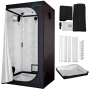 Carpa de cultivo indoor 80x80x160 cm, Nylon 420D