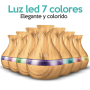 Difusor humidificador ultrasónico 300ml con luz LED