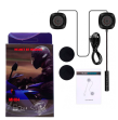 MH04: headset Bluetooth para casco, 8 horas