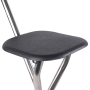 Bastón plegable con asiento, soporta 100 kg