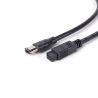 Cable FireWire 800 a 400, de 9 a 6 pines, 1.8 m