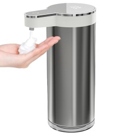 Dispensador de Jabón Automático con Sensor 350 ml Aluminio