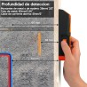 Detector de pared: metal, madera y cables CA