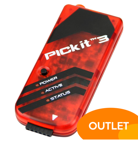 Programador PicKit3 outlet, sin cable USB