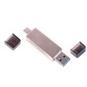 Lector de Tarjetas SD y MicroSD, USB 2.0 y USB-C OTG