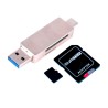 Lector de Tarjetas SD y MicroSD, USB 2.0 y USB-C OTG