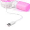Ventilador Portátil Recargable con Base, Compacto y Silencioso