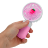 Ventilador Portátil Recargable con Base, Compacto y Silencioso