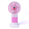 Ventilador Portátil Recargable con Base, Compacto y Silencioso