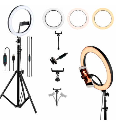 Aro de luz led 26 cm con...