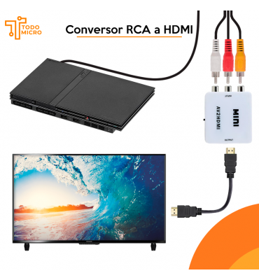 Conversor de video RCA a HDMI