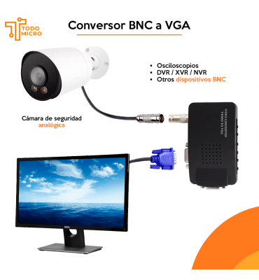 Conversor Bnc A Vga Para...
