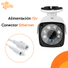 Cámara Bullet conenctor Ethernet 6Led IR inclinación para exterior