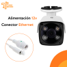 Cámara Bullet conenctor Ethernet 6Led IR inclinación para exterior