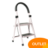 Escalera Plegable Doméstica 2 Escalones de Acero Outlet