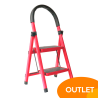 Escalera Plegable Doméstica 2 Escalones de Acero Outlet