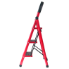 Escalera plegable de acero, 3 escalones, 100 kg