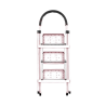 Escalera plegable de acero, 3 escalones, 100 kg