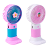 Ventilador Portátil Recargable con Base, Compacto y Silencioso