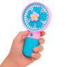 Ventilador Portátil Recargable con Base, Compacto y Silencioso