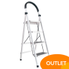Escalera Plegable Doméstica 4 Escalones Acero