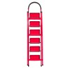 Escalera plegable de acero, 6 escalones, 100 kg