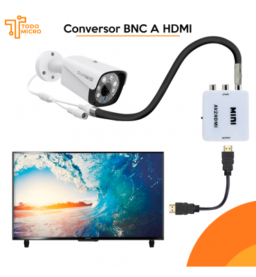 Conversor Bnc A Hdmi Para...