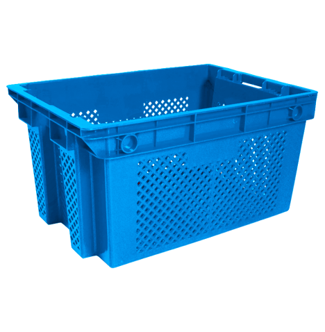 Cajón plástico apilable y embutible, 42 litros