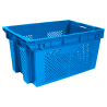 Cajón plástico apilable y embutible, 42 litros